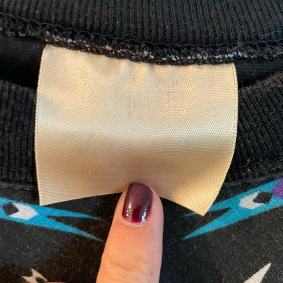 Vintage 80s Hazelwood Southwestern Navajo Tassel, beads, fringe cowgirl shirt - Picture 4 of 5